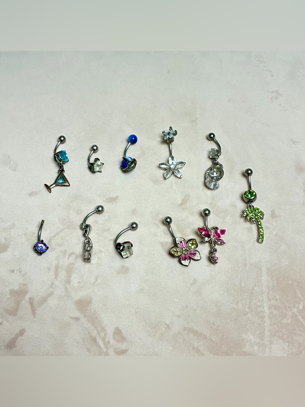 Belly Button Rings Body Jewelry Bundle